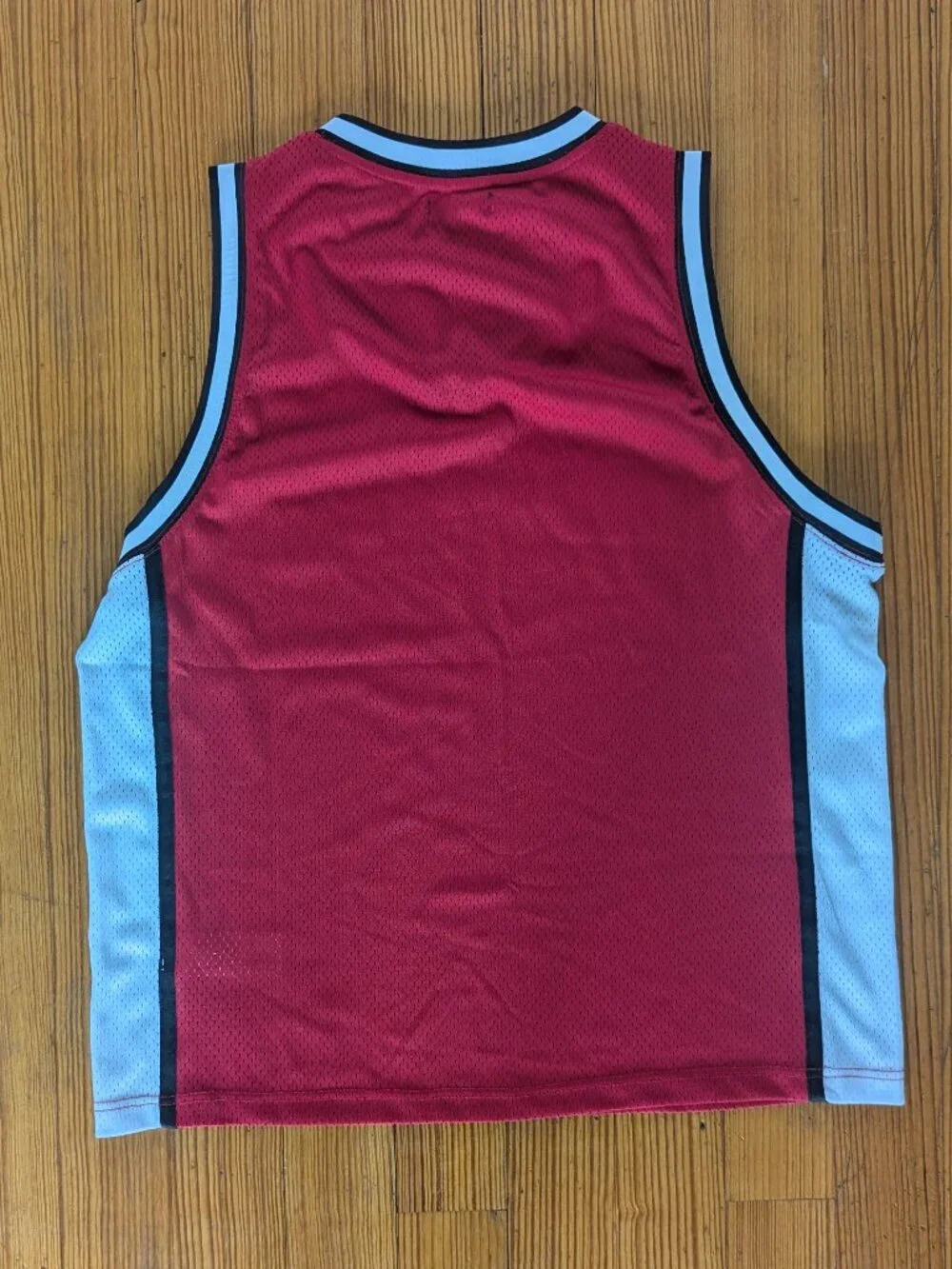 True Religion World Tour Arch Logo Mesh Tank Top Jersey Mens M Red Sorbet New